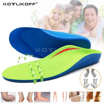 KOTLIKOFF Çocuk Çocuk ortopedik ayakkabılar Tabanlık Düz ayak kavisi Destek Ortez Pedleri Düzeltme O / X Tipi Bacak Ayak Valgus Tabanlık