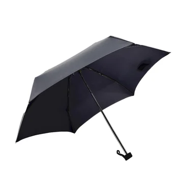 Kadınlar Lüks Hafif Şemsiye Beş katlanır otomatik Olmayan Seyahat Şemsiye UV Korumalı Kompakt Taşınabilir Mini Şemsiye -