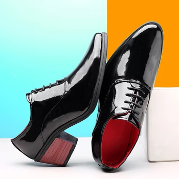 Yeni Siyah erkek ayakkabısı Parti Dantel-up Nefes Kırmızı rahat ayakkabılar Erkekler için Ücretsiz Kargo Zapatos De Hombre erkek ayakkabısı