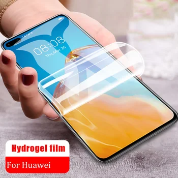 Hidrojel Film için Huawei P Akıllı 2019 P Akıllı Z S 2021 Ekran Koruyucu için Huawei P30 Lite P20 Pro P40 Lite P50 Pro film