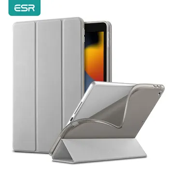 ESR iPad 9 8 7 10.2 iPad kılıfı Hava 4 10.9 Manyetik Kapak Çevirin iPad 7th 8th Nesil 9th Temizle Geri Akıllı Kılıf
