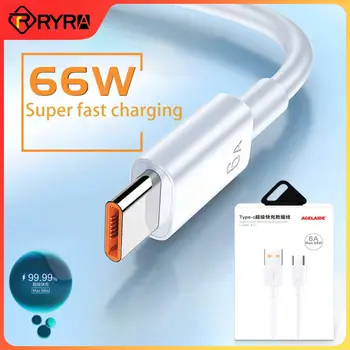 RYRA 5 / 6A Hızlı Şarj USB Tipi C Kablo Tel Cep Telefonu USB C Tipi - C Şarj Mikro USB Kabloları Samsung S20 Xiaomi Mi 11
