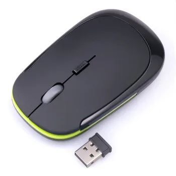 USB Kablosuz Fare Ayarlanabilir DPI Alıcı Optik Bilgisayar Fare 2.4 GHz Ultra-ince Fareler Dizüstü PC İçin Fare 521 # 2