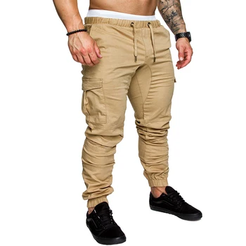 Marka Erkek Pantolon Hip Hop Harem Joggers Pantolon 2018 Erkek Pantolon Erkek Joggers katı pantolon Eşofman Altı Büyük Boy M-XXXXL