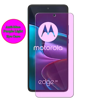 Motorola Edge 30 için X30 Pro artı 2022 Anti mavi mor ışık ışını göz bakımı temperli cam 9H ekran koruyucu Film