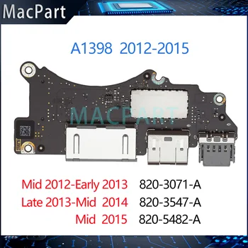 Orijinal USB DC I/O Ses elektrik panosu 820-3071-A 820-3547-A 820-5482-A Macbook Pro Retina 15 İçin