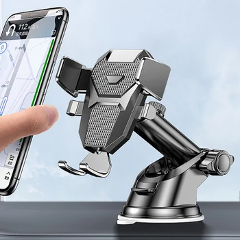 Araba Enayi Telefon Tutucu Dağı Standı Taşınabilir Telefon Standı Uzatma Kolu Cep Telefonu Desteği iPhone 13 12 Xiaomi Huawei Samsung