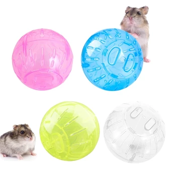 4 Renk Hamster Egzersiz Topu 3.9 İnç Sessiz Çalışan Tekerlek Cüce Hamster Bebek Kirpi Pet Oyun Spinner Oyuncaklar