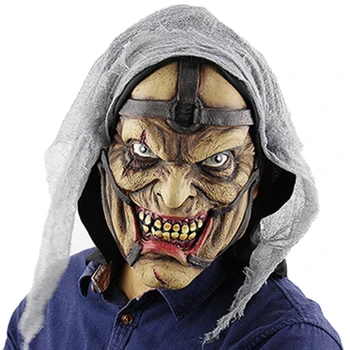 Cadılar bayramı Maskesi Terör Korkunç Cosplay yetişkinler için kostüm Cosplay Zombi başlık maskesi tatil Parti Komik Korku Oyuncak