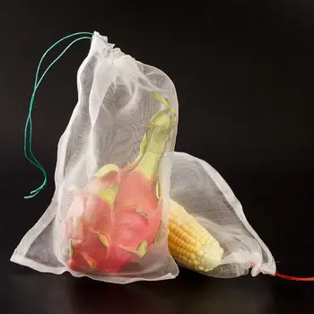 Ipli Kullanımlık Koruma Çantası Tohumları Islatma Çimlenme Meyve file çanta Bahçe Sebze Naylon