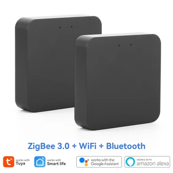 Tuya ZigBee 3.0 WiFi Bluetooth Çok modlu Akıllı Ağ Geçidi İle Uyumlu Mesh Hub Akıllı Yaşam APP Ve Alexa Google Ev