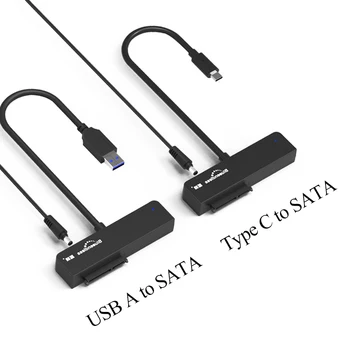 USB A SATA Tip C SATA HDD okuyucu OTG fonksiyonu ile takım elbise için 2 5 