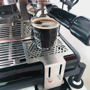 Çelik Kahve Tartı Standı espresso makinesi İçin elektronik tartı Raf Su Geçirmez Ölçekli Çubuk Koruma Rafı