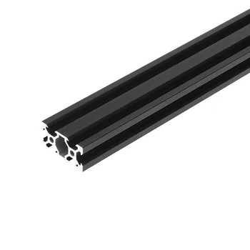 1 ADET V-yuvası 2040 Siyah Anodize Alüminyum Profil AB Standart Ekstrüzyon 100-800mm Lineer Ray CNC 3D Yazıcı Ağaç İşleme
