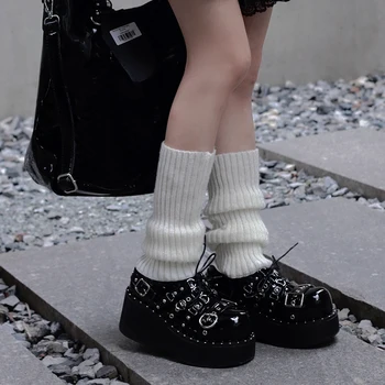 COYOUNG Mağaza Japon Kadın Punk Rock Koyu Toka Gotik Kalın Tabanlı Cosplay Lolita PU Deri Ayakkabı