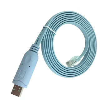 USB Uzatma RJ45 Konsol Kablosu FTDI USB FT232R Çip RS232 Seviye Değiştiren 1.8 M 3M 5M Cisco H3C HP huawei yönlendirici
