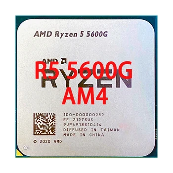 AMD Ryzen 5 5600G R5 5600G 3.9 GHz Altı Çekirdekli Oniki İplik 65W CPU İşlemci L3=16M 100-000000252 Soket AM4 YENİ Olmadan soğutucu