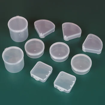 Mini Plastik Kutu Şeffaf Kutu Ambalaj Kutusu saklama kutusu Toz Geçirmez Nem geçirmez Dayanıklı Güçlü Takı Saklama Kabı