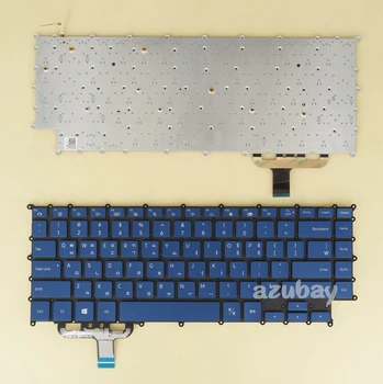 ABD Kore samsung klavye np950sbe 950sbe, Arkadan aydınlatmalı, Mavi, Çerçeve Yok