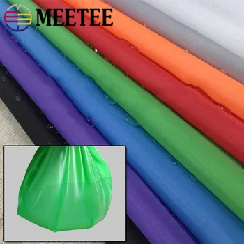 Meetee 100 / 200X150cm 63D TPU Filmi Su Geçirmez Kumaş Makinesi Yıkanabilir Çanta İdrar Pedi Dikiş Polyester Kumaşlar DIY Önlük Malzemeleri