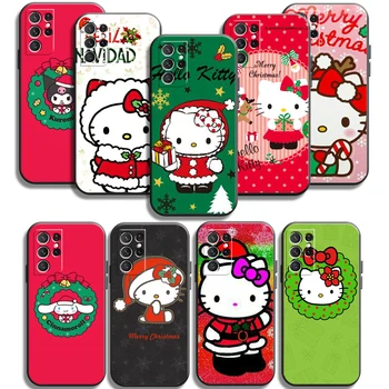 Hello Kitty Noel Telefon Kılıfları Samsung Galaxy A72 52 A21S A31 A71 A51 5G A42 5G A20 A21 A22 4G A22 5G A20 A32 5G A11