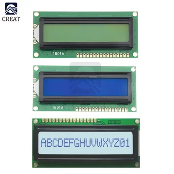 1601 LCD ekran 16X1 Karakter Dijital LCD Modülü LCM STN SPLC780D KS0066 Arduino için R3 3D Yazıcı 5V