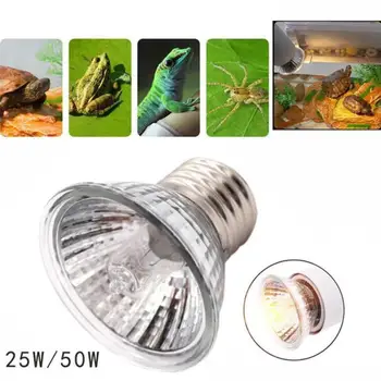 E27 25 W 50 W UVA+UVB sürüngen lamba kaplumbağa kaplumbağa Pet Basking UV ampuller ısıtma lambası amfibi kertenkele ısıtma güneş ampul 110 V