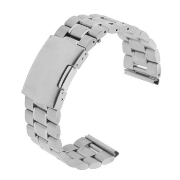 24mm Yeni Gümüş kol saati Kayışı İş Mekanik Kuvars Kol Saati Bandı Serisi