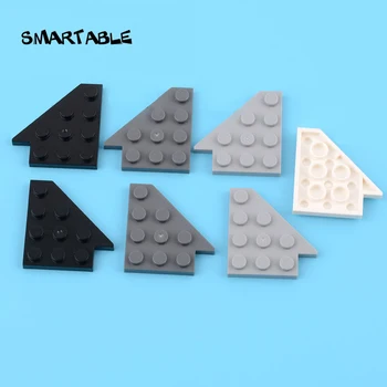 Smartable Kanat 4x4 Sol + Sağ Yapı Taşları MOC Parçaları DIY Oyuncaklar Çocuklar İçin Uyumlu Büyük Marka 3935+3936 5 çift / grup