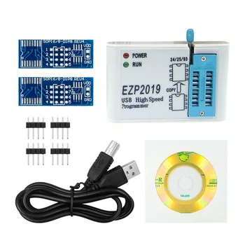 EZP2019 Tam Set yüksek Hızlı USB SPI Programcı Desteği 24 25 93 EEPROM 25 Flaş Bıos Çip yüksek hızlı USB Programcı EZP2019