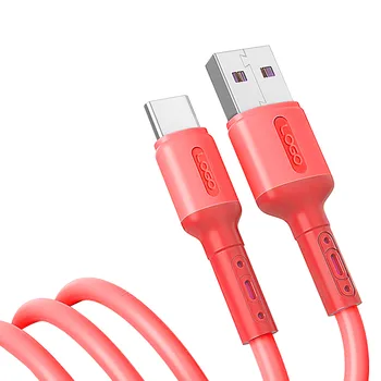Evrensel USB C Tipi Kablo 5 Renk USB C Tipi Veri Kablosu Yüksek Hızlı Şarj Ve 450Mbps Veri Taze Renkler İçin Şarj Kabloları