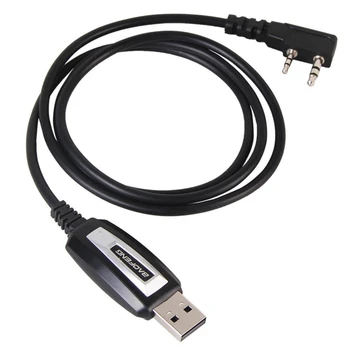 Su geçirmez Walkie Talkie USB Programlama Kablosu BaoFeng UV5R / 888s Walkie Talkie Bakır Çekirdek Kabloları K1KF