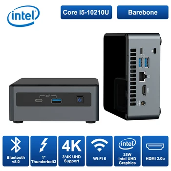Intel NUC 10 Performans NUC10ı5FNH Barebone Sistemi Mini PC Intel Core i5 - 10210U Gerekli Bileşenleri Eklemez(RAM+SSD+işletim sistemi yok)