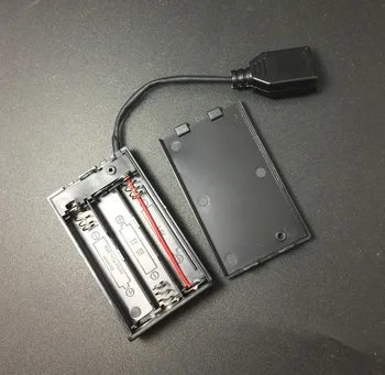 Pil Kutusu İçin Usb Portu İle Ve Pin led ışık Kiti Dört / Yedi Port USB Hub Küçük Splitter Anahtarı