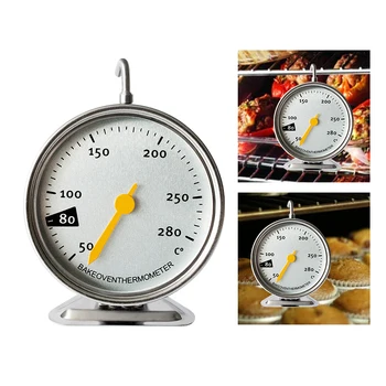 Paslanmaz Çelik BARBEKÜ Termometre Asmak Veya Standı Büyük Arama pişirme fırını Pişirme Et Gıda Sıcaklık Ölçümü mutfak gereçleri