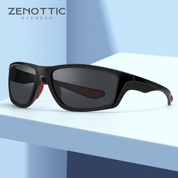 ZENOTTIC Spor Polarize Güneş Gözlüğü Erkekler için Açık Balıkçılık Sürüş Shades Gözlük Vintage UV400 Koruyucu Gözlük güneş gözlüğü