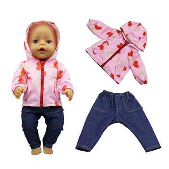 Aşk Takım Elbise oyuncak bebek giysileri Fit 17 inç 43cm oyuncak bebek giysileri Doğan Bebek Takım Elbise Bebek Doğum Günü Festivali Hediye