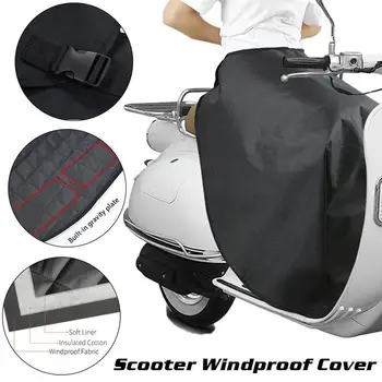 Scooter Bacak Örtüsü Motosiklet Battaniye Diz İsıtıcı Yağmur Rüzgar Koruma Su Geçirmez Kış Yorgan Bacak Lap Önlük Sıcak Kapak