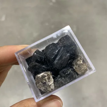 Ham Doğal Siyah Turmalin Kuvars Kristal Kaba Mineral Taşlar Şifa