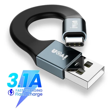 USB 3.0 Tip C Kablo Anahtarlık Veri Kablosu Samsung Xiaomi İçin 3A Hızlı Şarj mikro USB C Tipi C Kablosu İçin Huawei Pro 11.5 cm