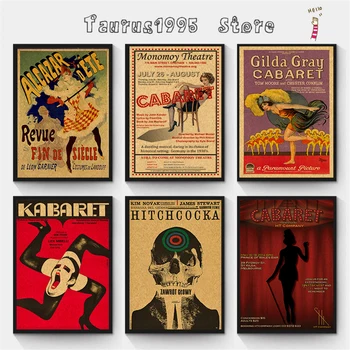 Yeni Kabare / klasik film film afiş / kraft kağıt / bar poster / Retro Poster / dekoratif boyama Higt Kalite
