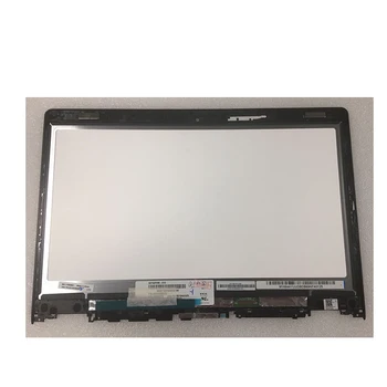 LCD Görüntü ekran Grubu + Dokunmatik Cam Sayısallaştırıcı Için Çerçeve ıle Lenovo YOGA 3 14 80JH 80QD Yoga 700-14ISK NV140FHM-A10
