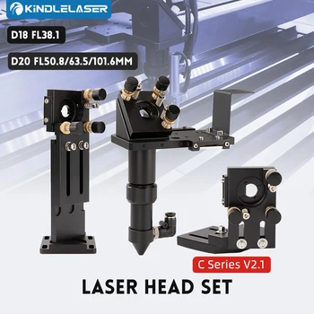 Kindlelaser CO2 Lazer kulaklık Lens D18 FL38.1 D20FL50.8/63.5/101. 6 mm Entegre Montaj Dia25 Ayna lazer kesme makinesi
