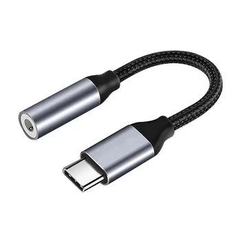 USB Tip C 3.5 mm Adaptör Kulaklık Ses Mini jak Kulaklık Adaptörü Headjack dönüştürücü kablosu Fişi Samsung Telefon Toptan