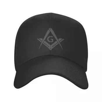 Mason Logo beyzbol şapkası Kadın Erkek Kişiselleştirilmiş Ayarlanabilir Unisex Masonik Mason Masonluk Baba Şapka yazlık şapkalar