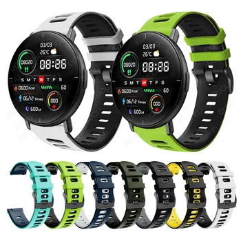 Spor Silikon Kayış Mibro Lite Smartwatch Bileklik Mibro Hava akıllı saat yedek bant Bilezik Watchband Aksesuarları